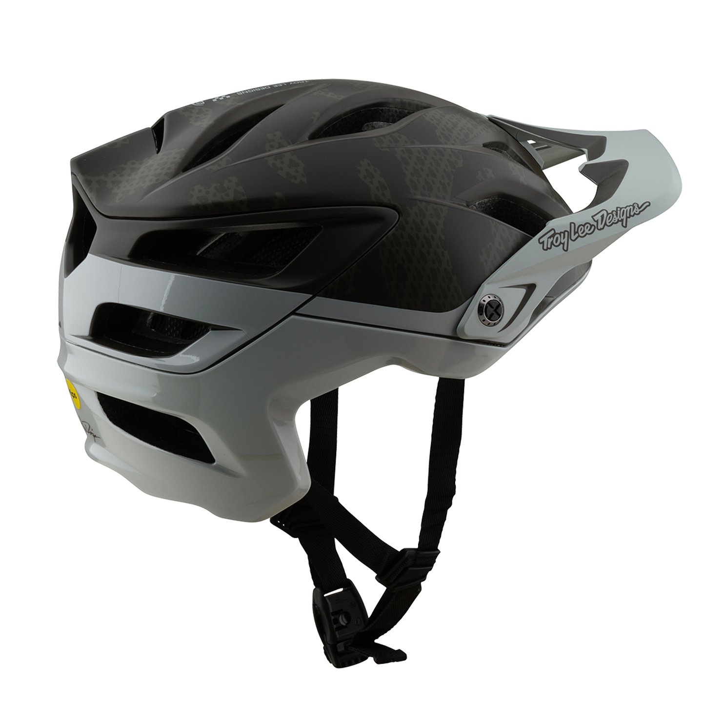 MTB-Helm TROY LEE DESIGNS A3 MIPS Halo Camo Grün