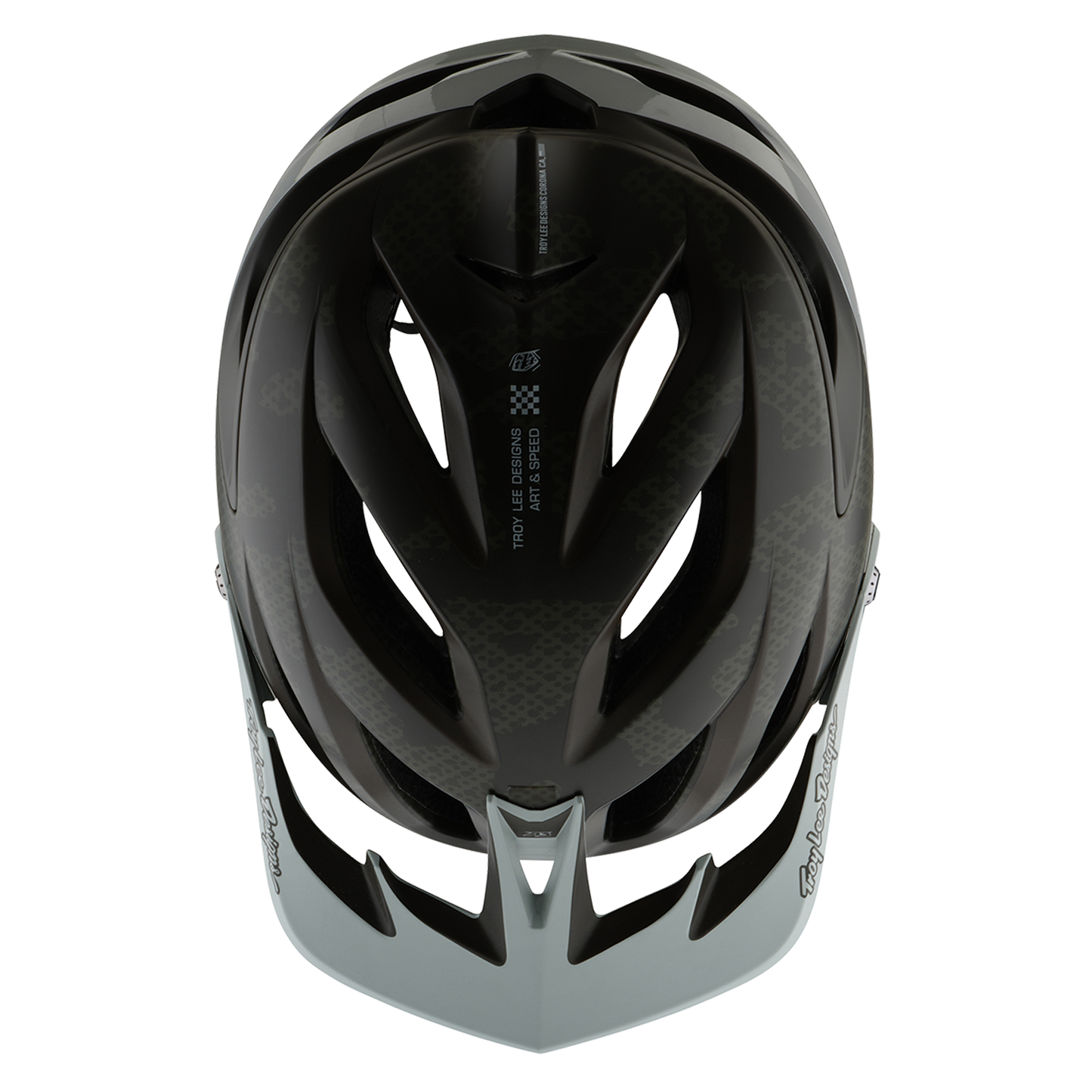 MTB-Helm TROY LEE DESIGNS A3 MIPS Halo Camo Grün