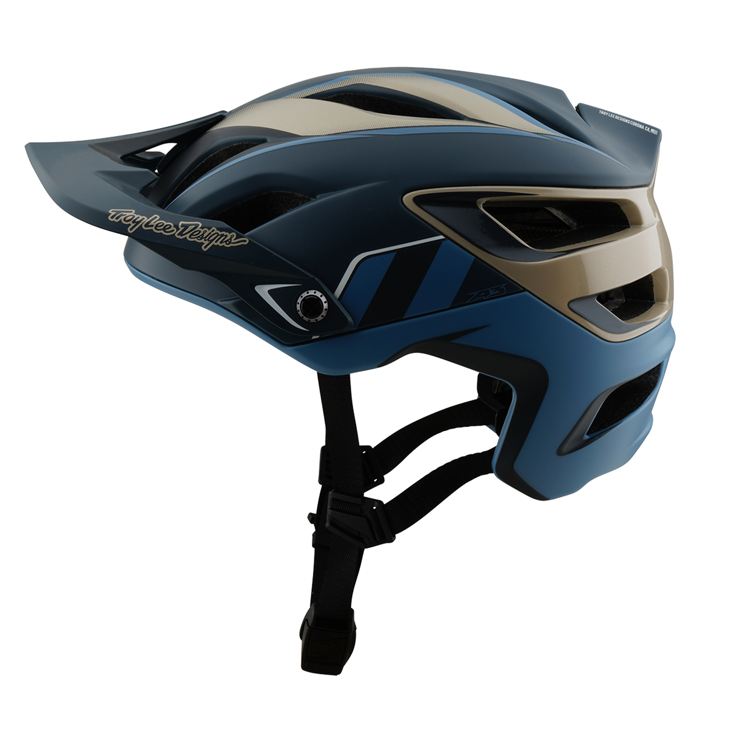 MTB-Helm TROY LEE DESIGNS A3 MIPS Blau/Gold