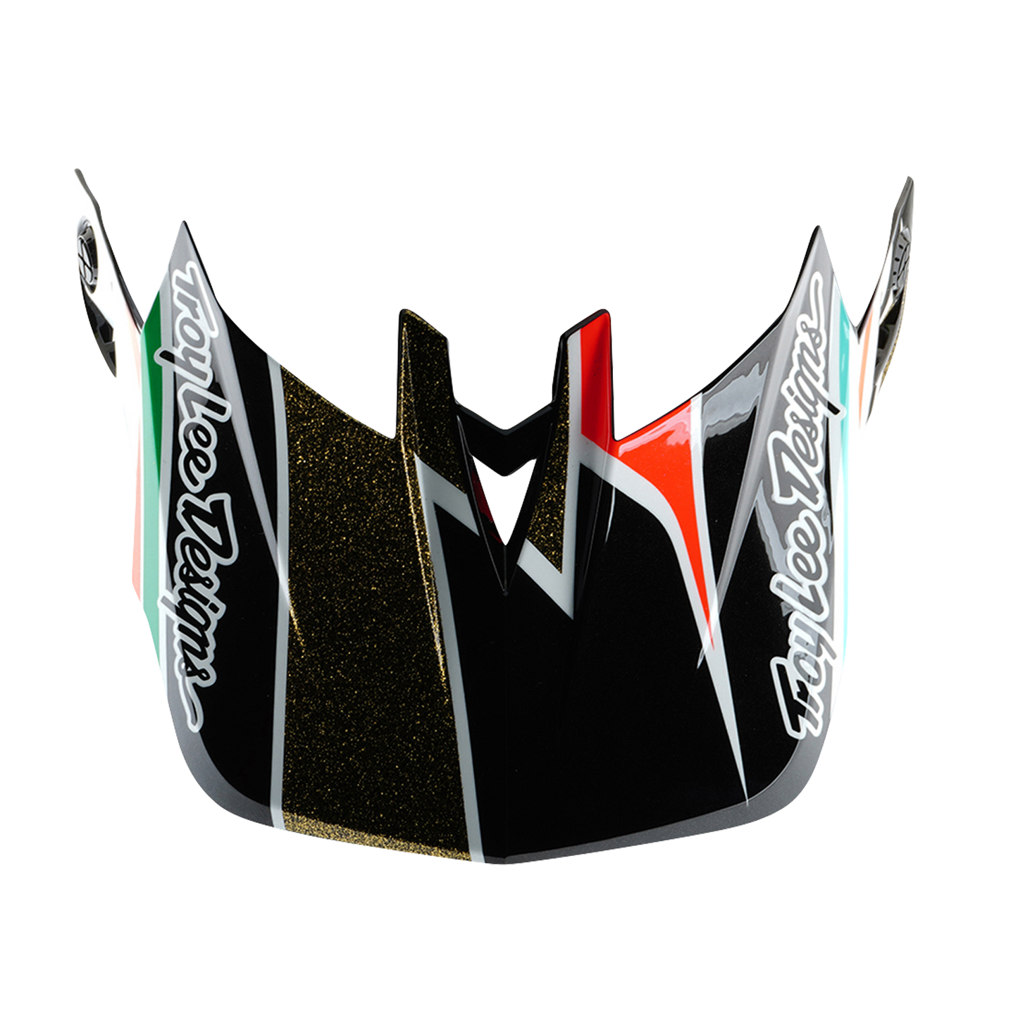 MTB-Helm TROY LEE DESIGNS D4 CARBON MIPS FRAMES Schwarz/Gold