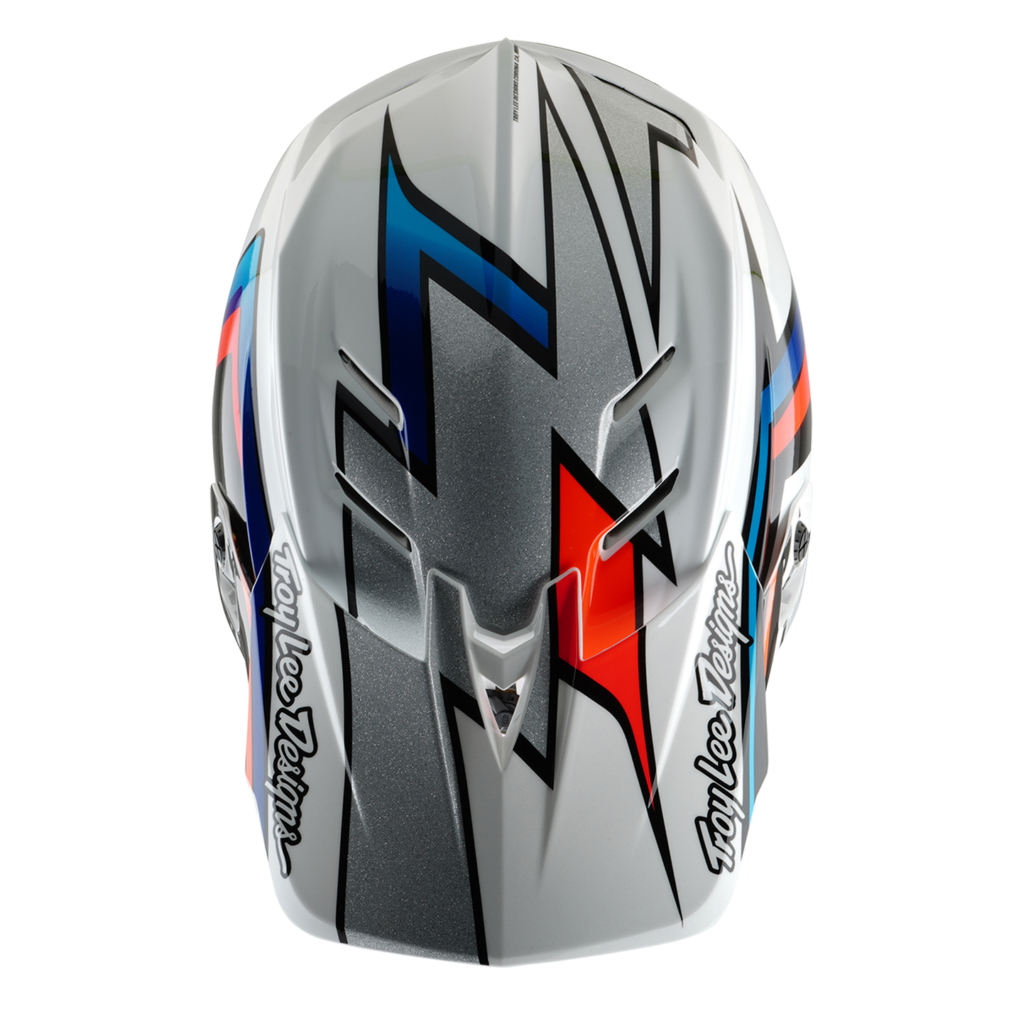 Casque VTT TROY LEE DESIGNS D4 COMPOSITE FRAMES Blanc/Gris