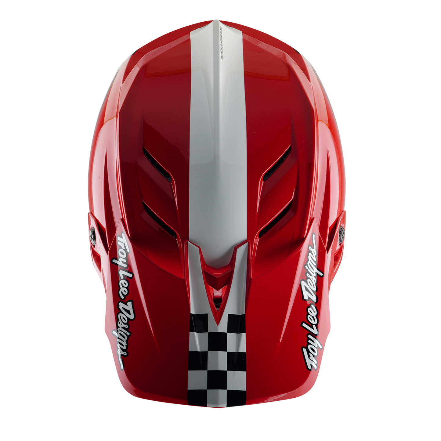 MTB-Helm TROY LEE DESIGNS D4 POLYACRYLITE FIFTY 50 Weiß/Rot