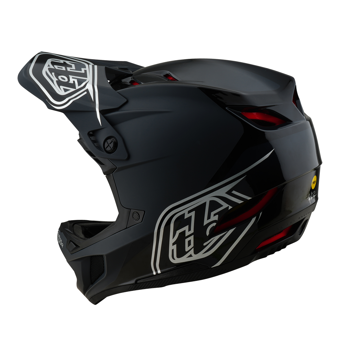 MTB-Helm TROY LEE DESIGNS D4 POLYACRYLITE SHADOW Schwarz 2025