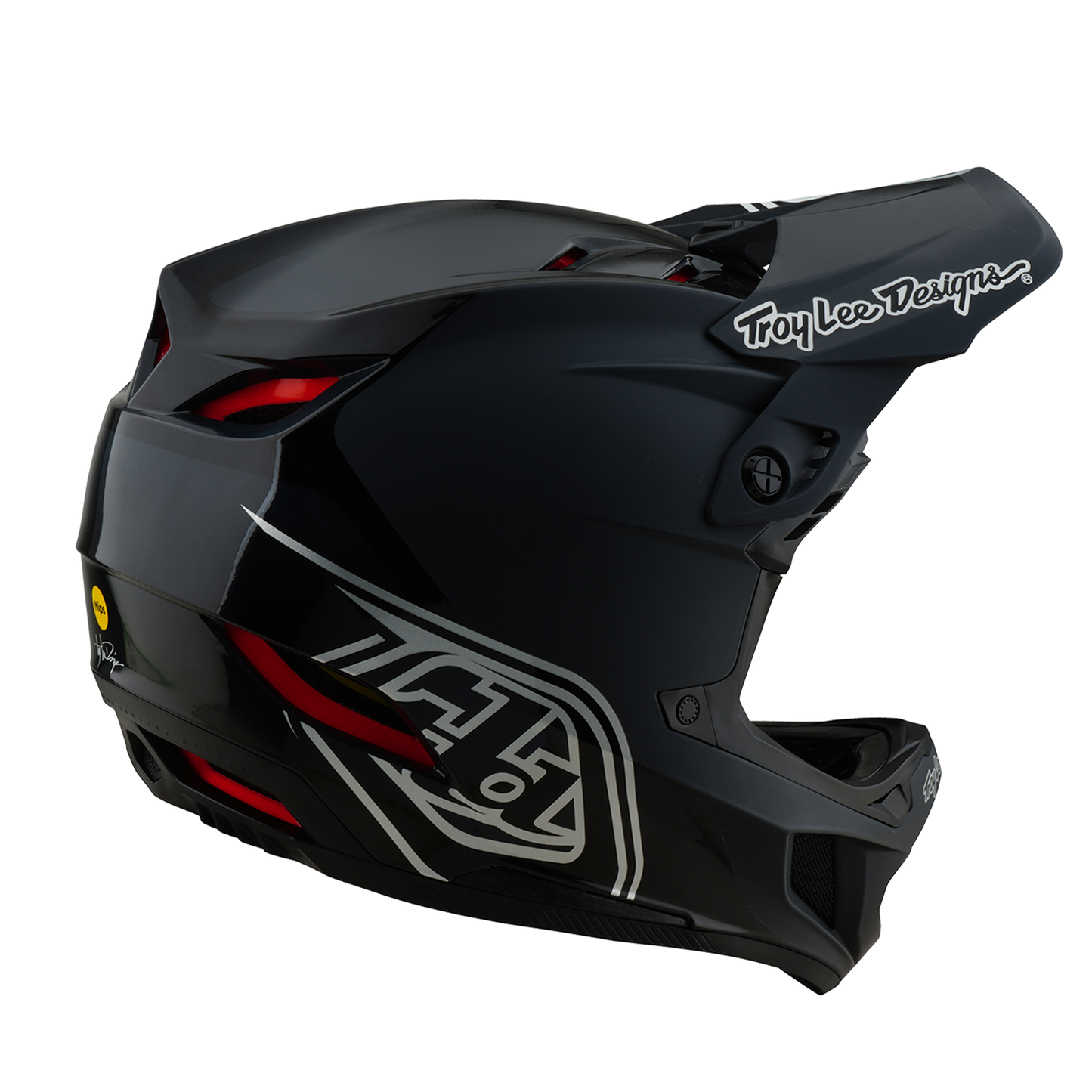 MTB-Helm TROY LEE DESIGNS D4 POLYACRYLITE SHADOW Schwarz 2025