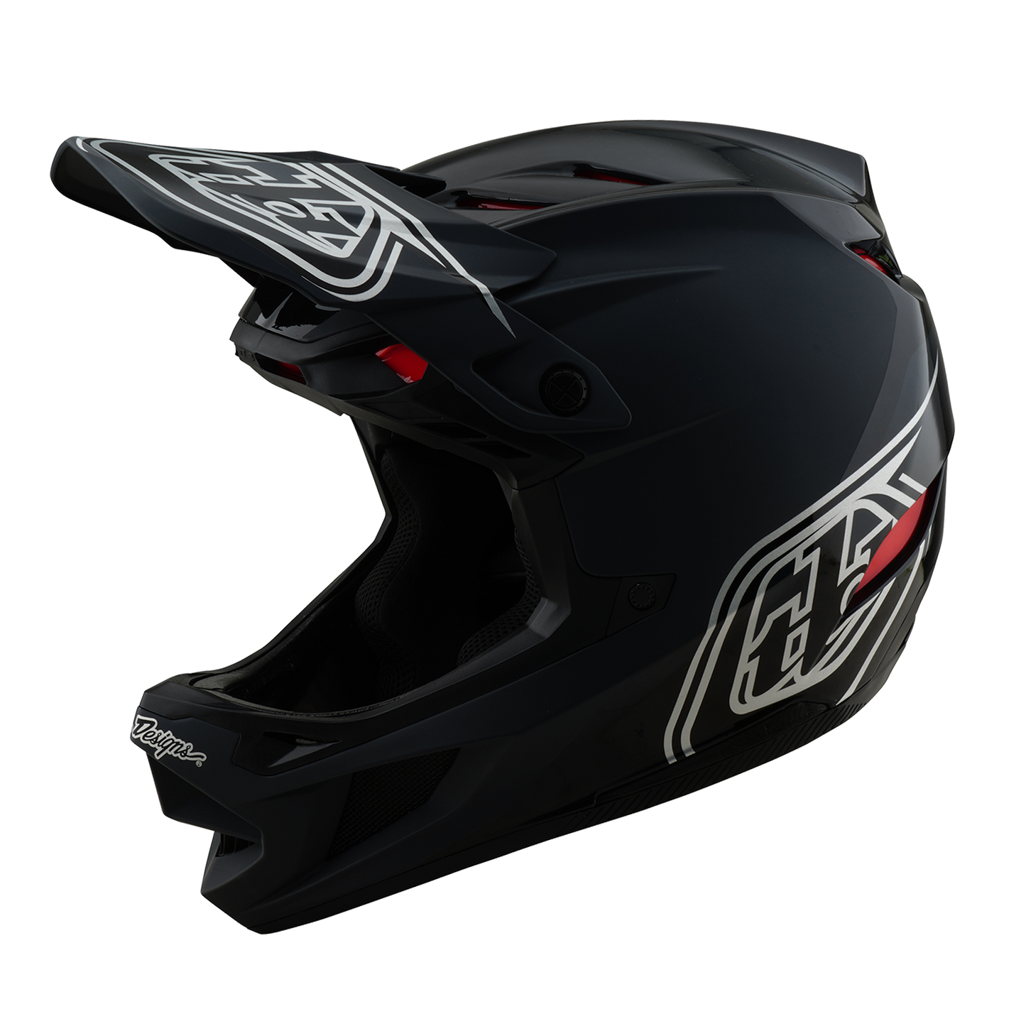 MTB-Helm TROY LEE DESIGNS D4 POLYACRYLITE SHADOW Schwarz 2025