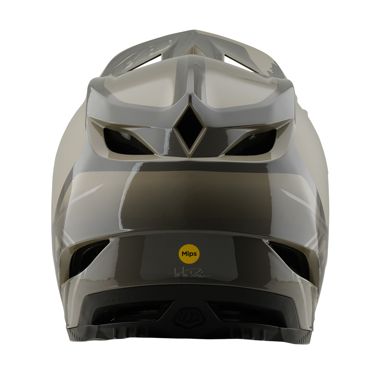 Casque VTT TROY LEE DESIGNS D4 POLYACRYLITE MIPS SHADOW Kaki