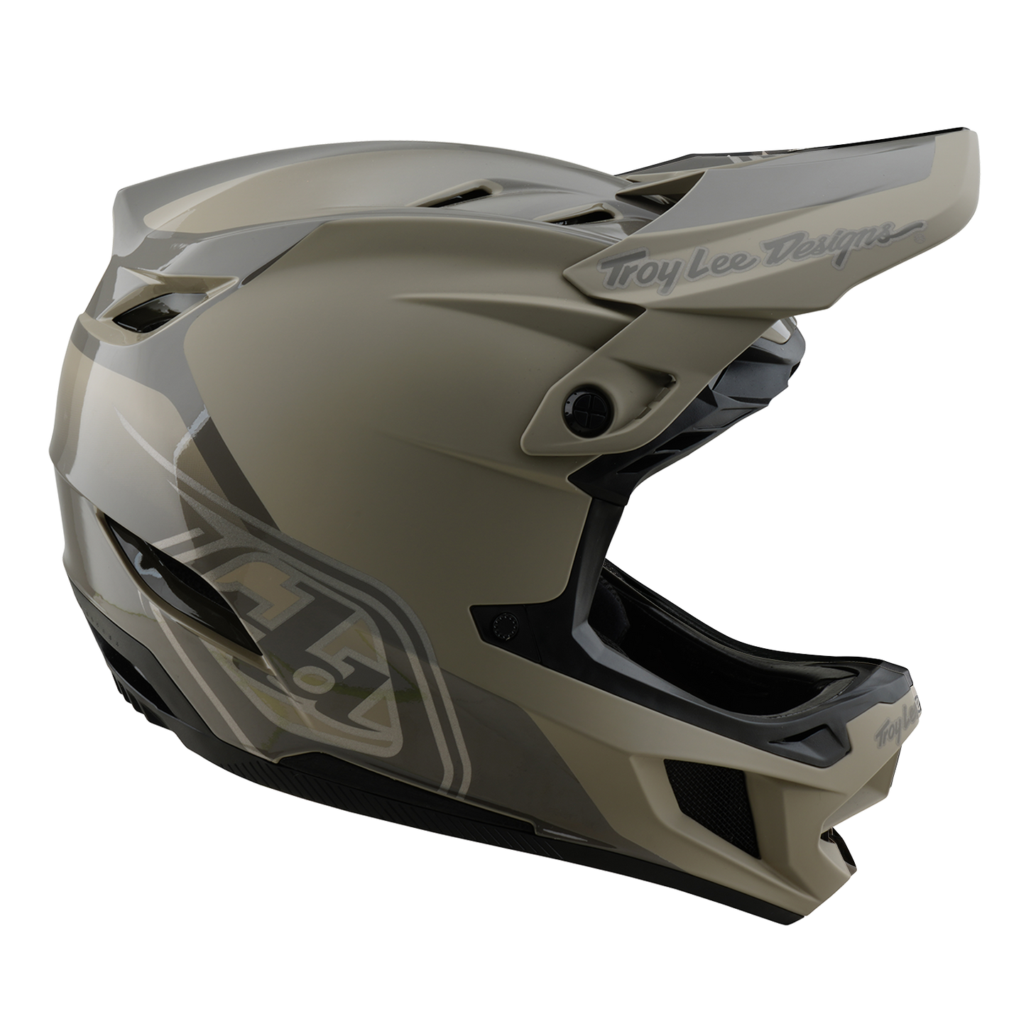 Casque VTT TROY LEE DESIGNS D4 POLYACRYLITE MIPS SHADOW Kaki