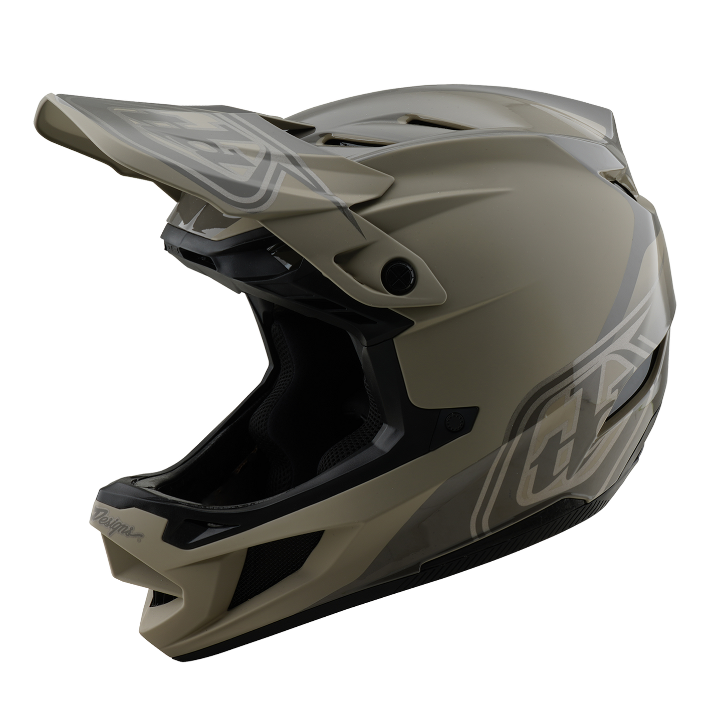 Casque VTT TROY LEE DESIGNS D4 POLYACRYLITE MIPS SHADOW Kaki
