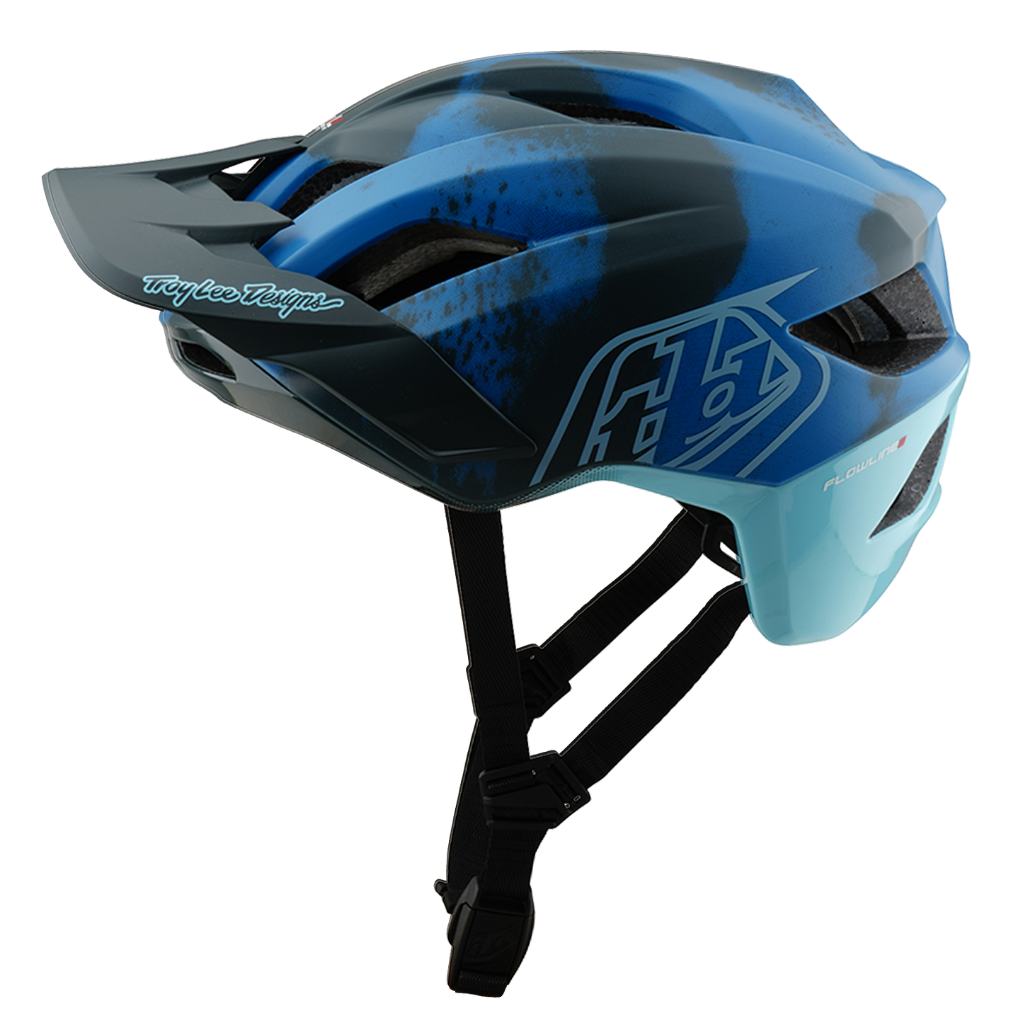 MTB-Helm TROY LEE DESIGNS FLOWLINE SE MIPS Blau Camo