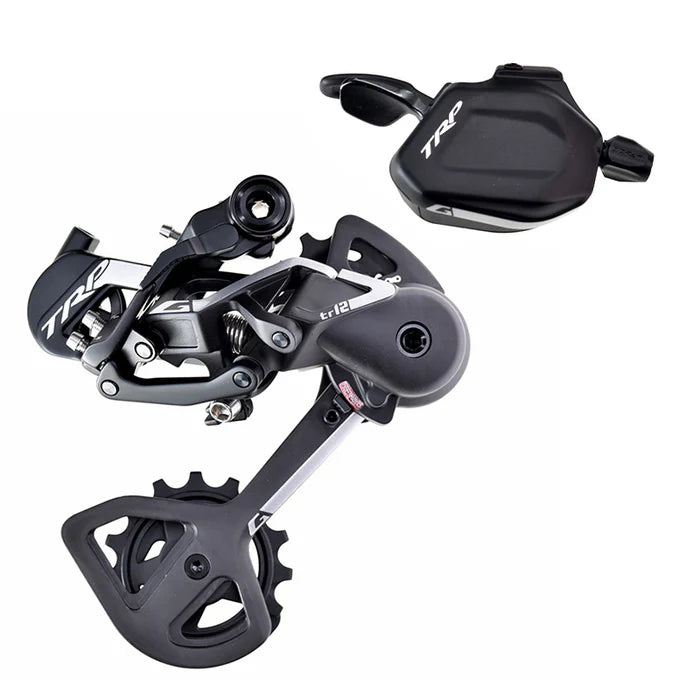 TRP DH12 12V Schaltwerk und Shifter Kit Schwarz/Silber