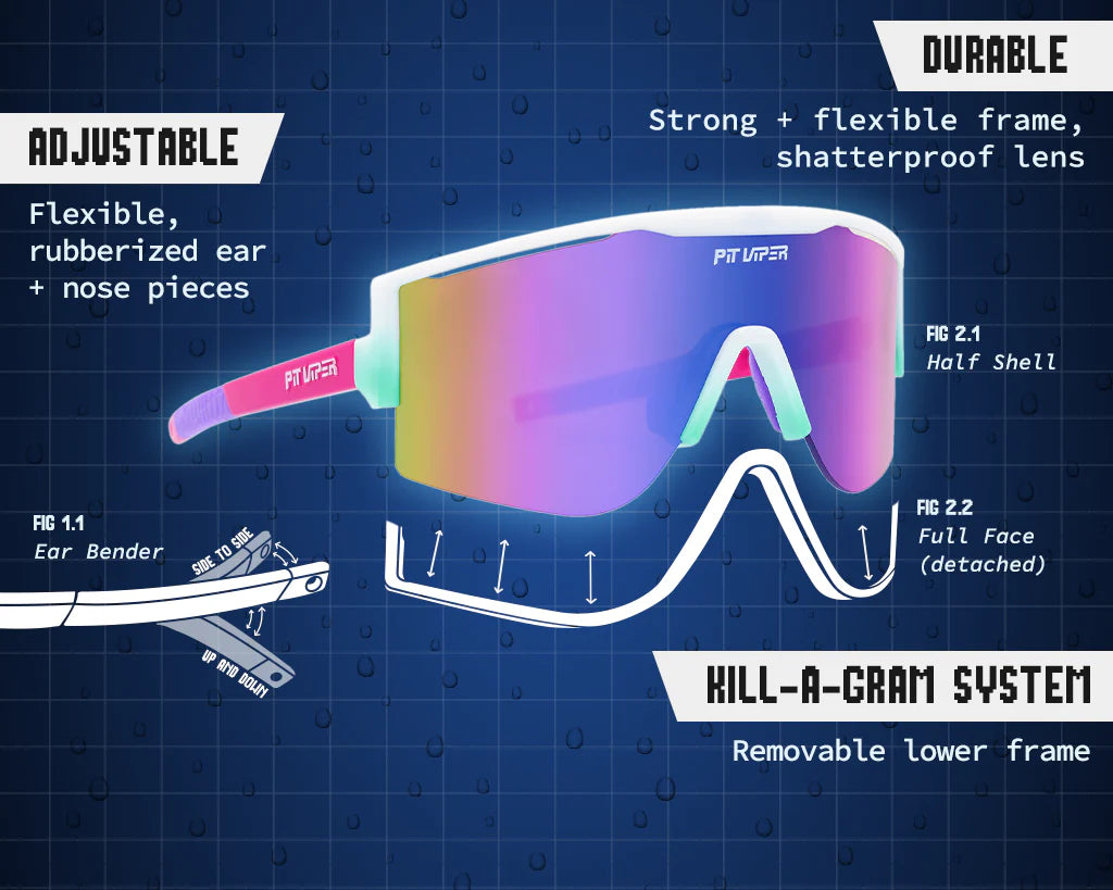 Lunettes PIT VIPER THE ITALO Try Hard