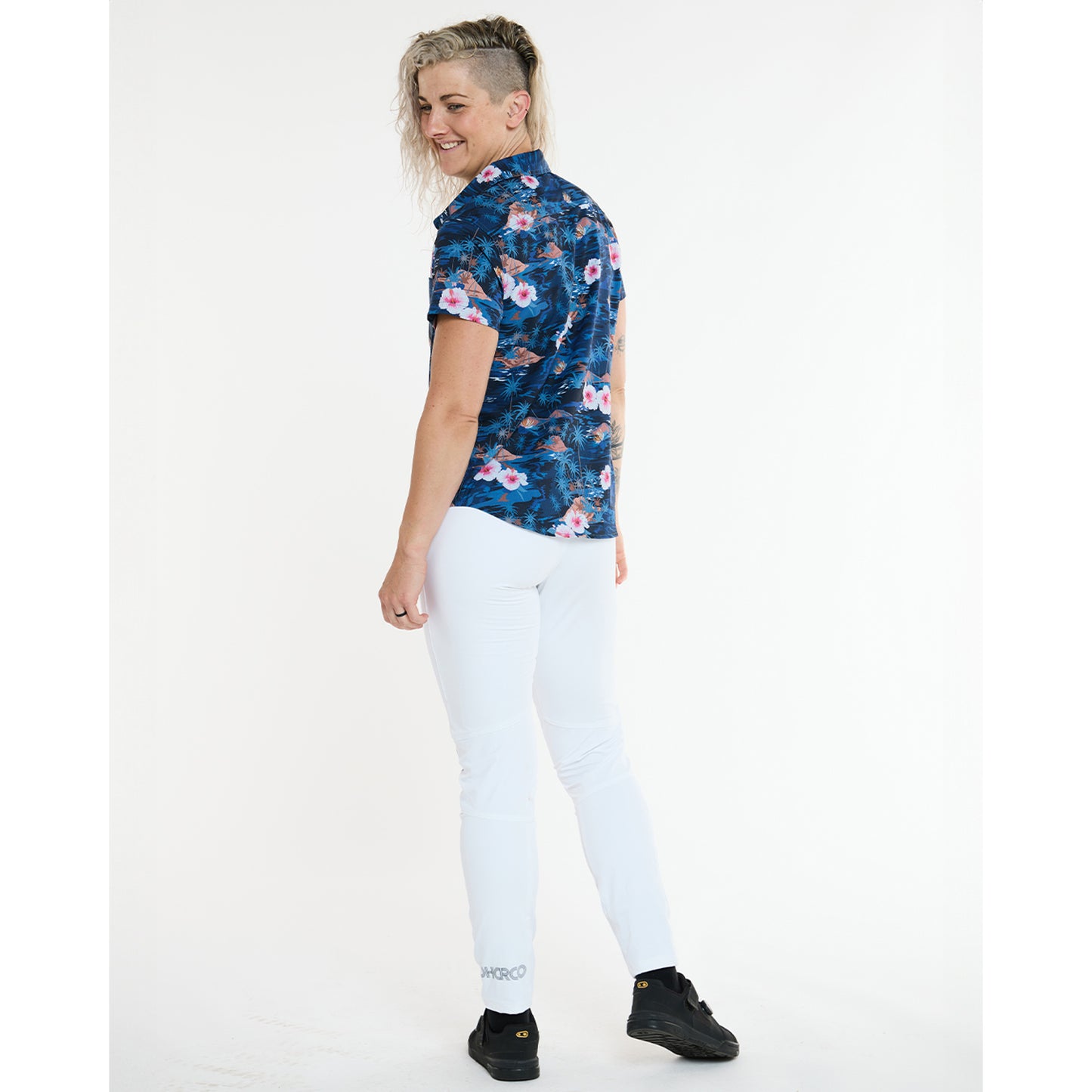DHARCO TECH PARTY OASIS Damen Technisches Hemd Blau
