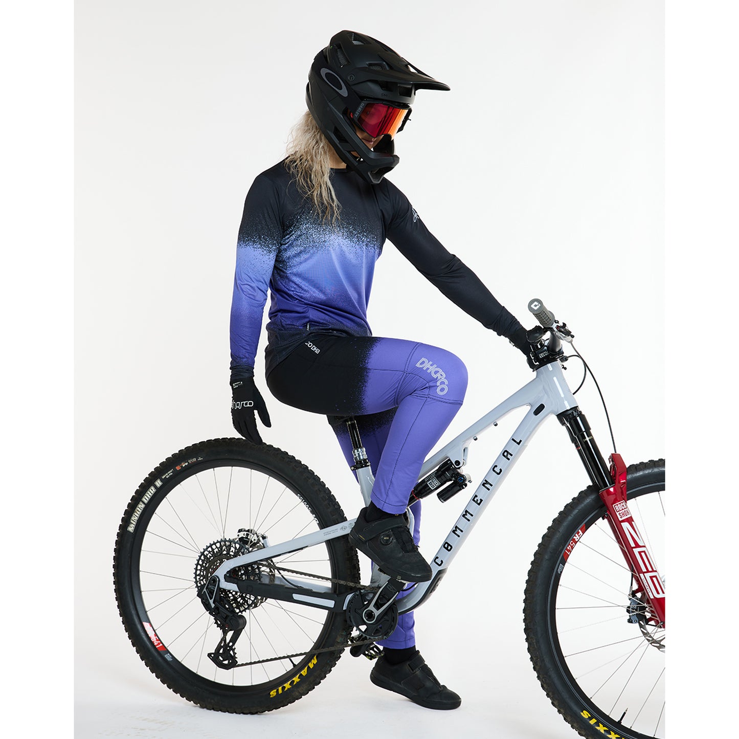 Maillot DHARCO RACE ULTRA VIOLET Manches Longues Femme Noir/Violet