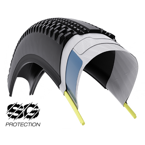 WTB-Reifen VULPINE S TCS LIGHT FAST ROLLING DUAL DNA SG 700x40c Tubeless Ready Beige