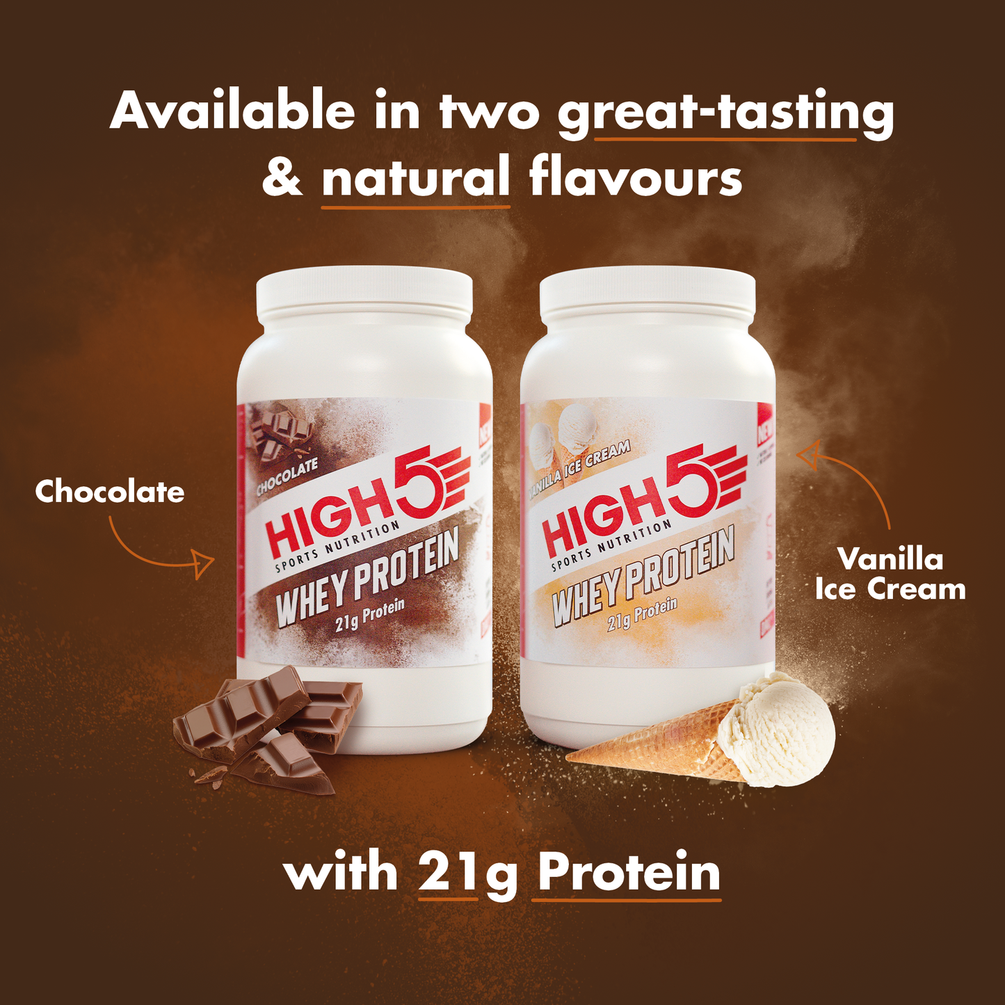 HIGH5 WHEY PROTEIN Recovery Drink (700g) Vanilleeis