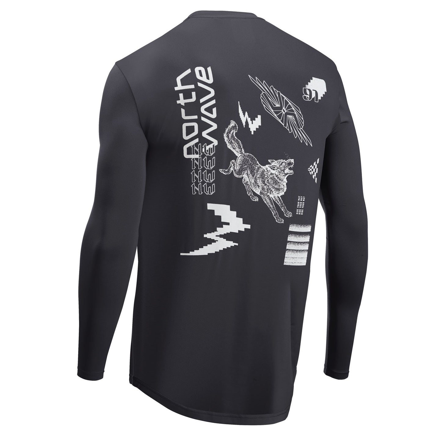 Maillot NORTHWAVE XTRAIL Manches Longues Noir