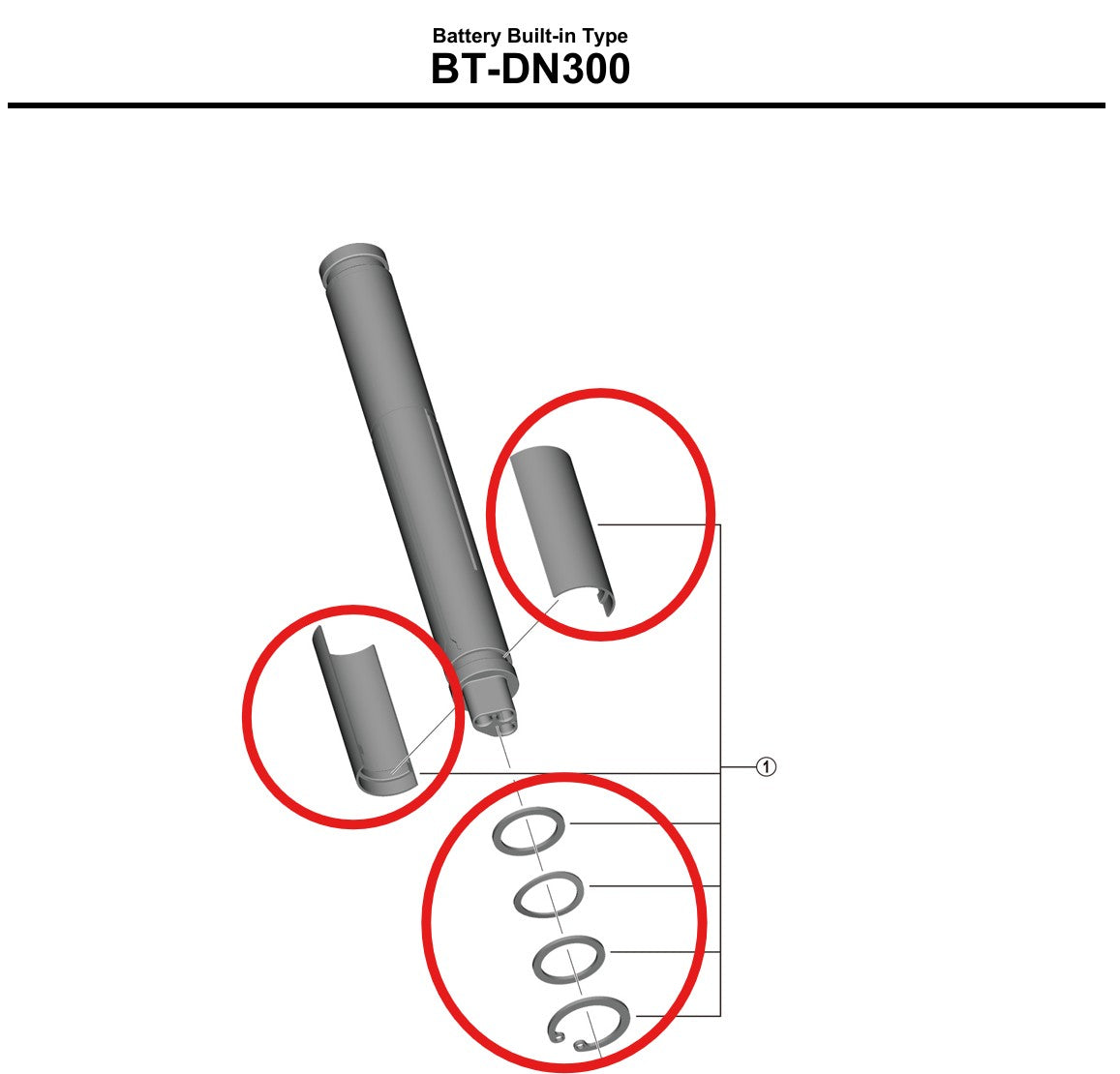 SHIMANO BT-DN300 Akku-Adapter