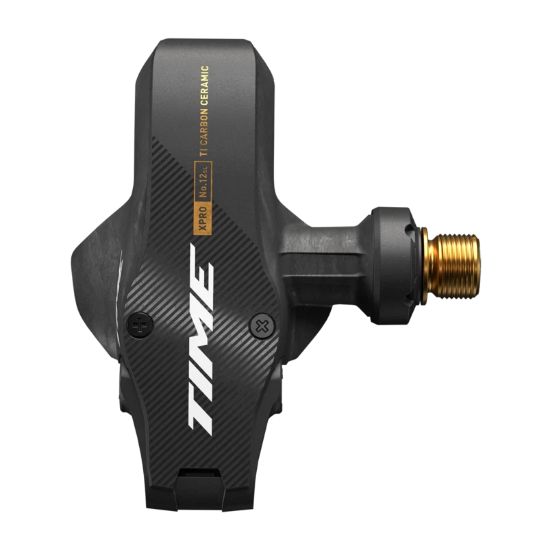 Pedale TIME X PRO 12 SL Q-Factor 51 Carbon/Titan Gold
