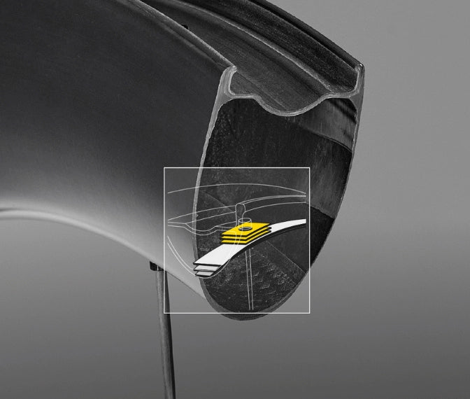 Laufradsatz MAVIC COSMIC SLR 45 Tubeless Ready (Center Lock) Schwarz