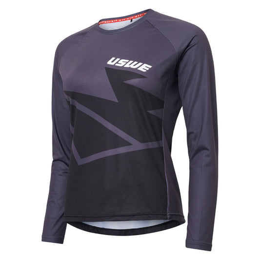 Maillot USWE BERG MTB Manches Longues Femme Noir