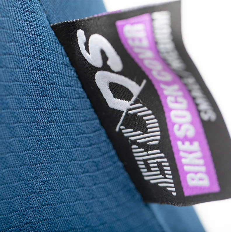 BUDS BIKE SOCK COVER Erweiterbare Fahrradhülle Blau