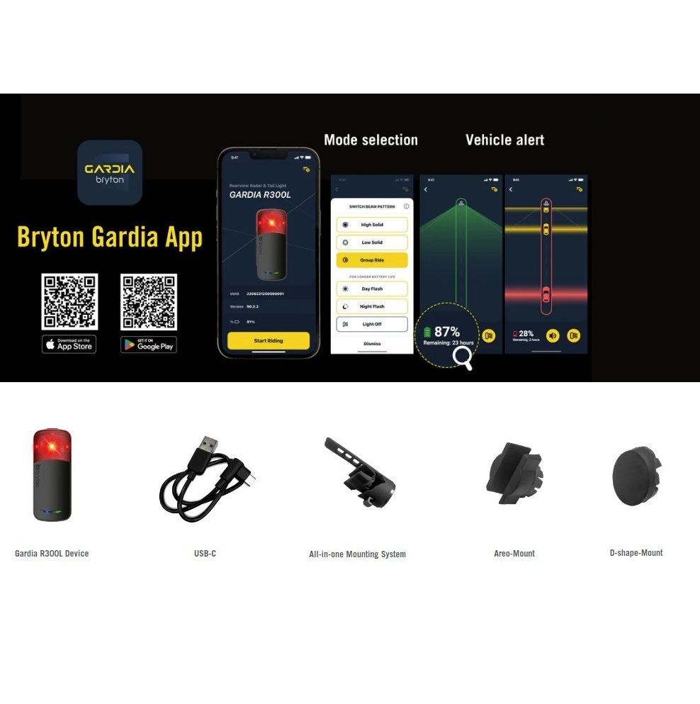 BRYTON RADAR GARDIA R300L Rücklicht