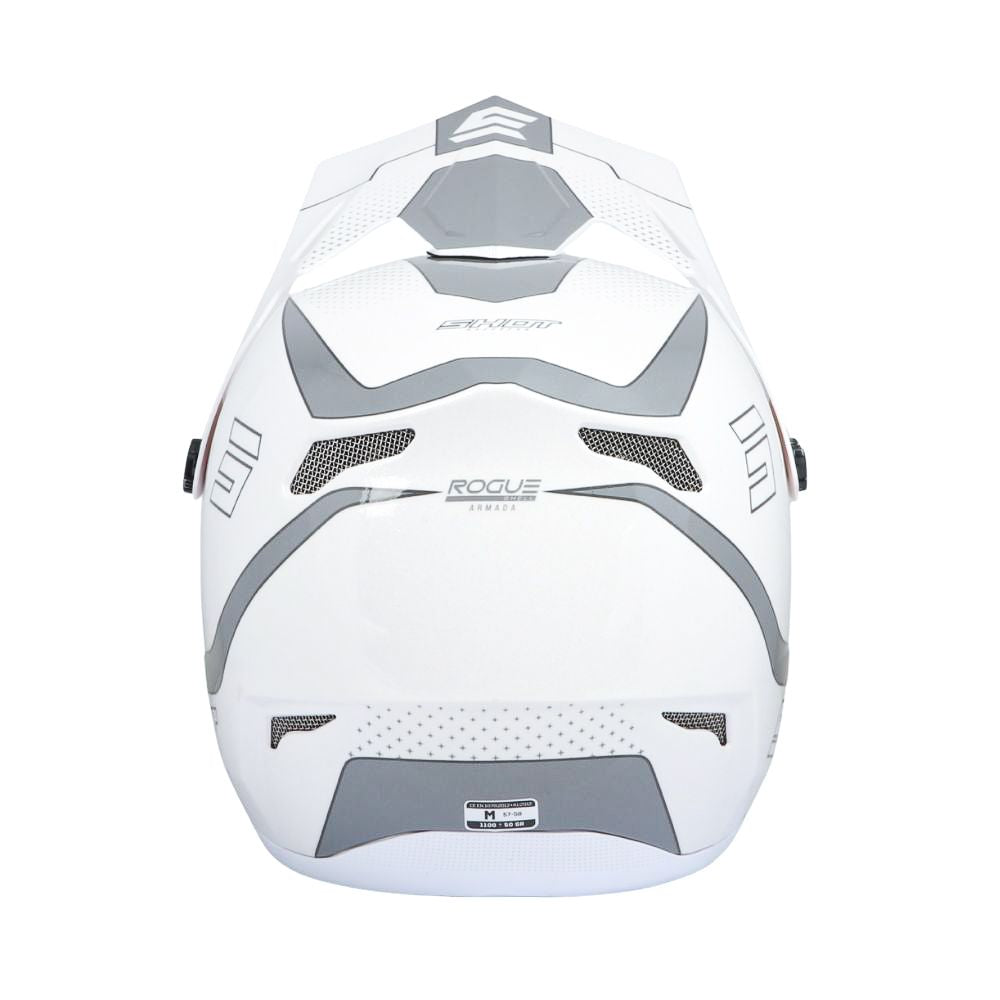 BMX-Helm SHOT ROGUE Armada Perlmuttweiß