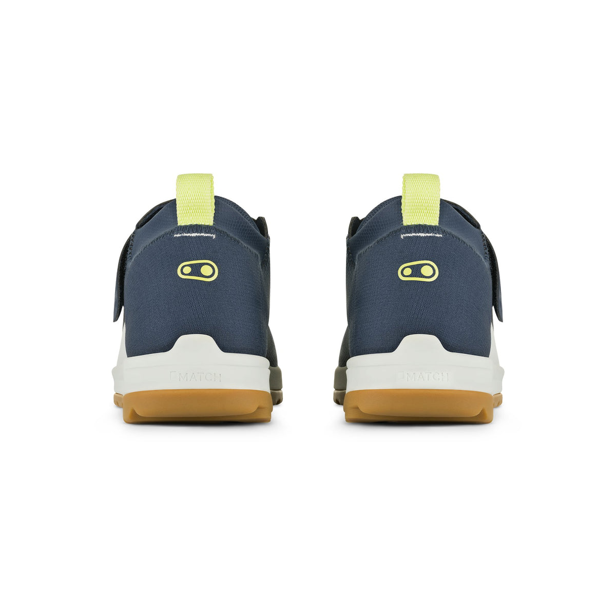 MTB-Schuhe CRANKBROTHERS STAMP TRAIL BOA Marineblau/Grau/Naturgummi — Rückansicht