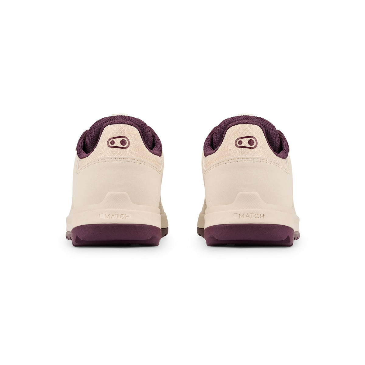 MTB-Schuhe CRANKBROTHERS STAMP TRAIL LACE Weiß/Lila — Rückansicht