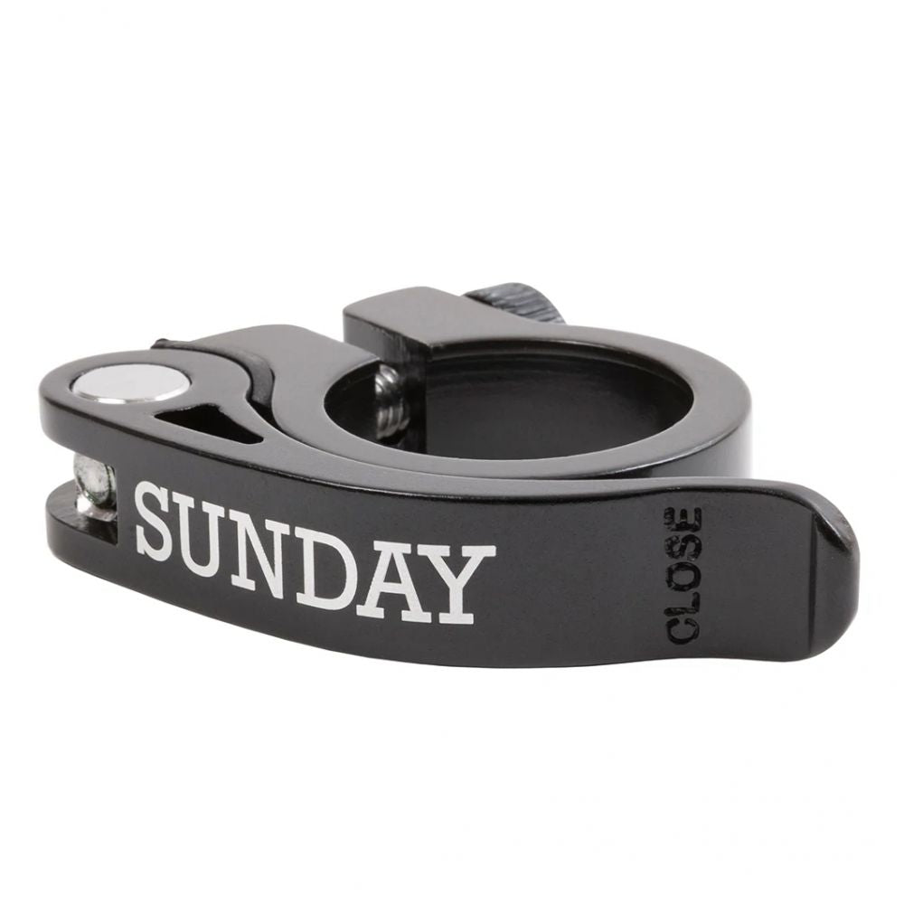 SUNDAY QR Sattelklemme Schwarz