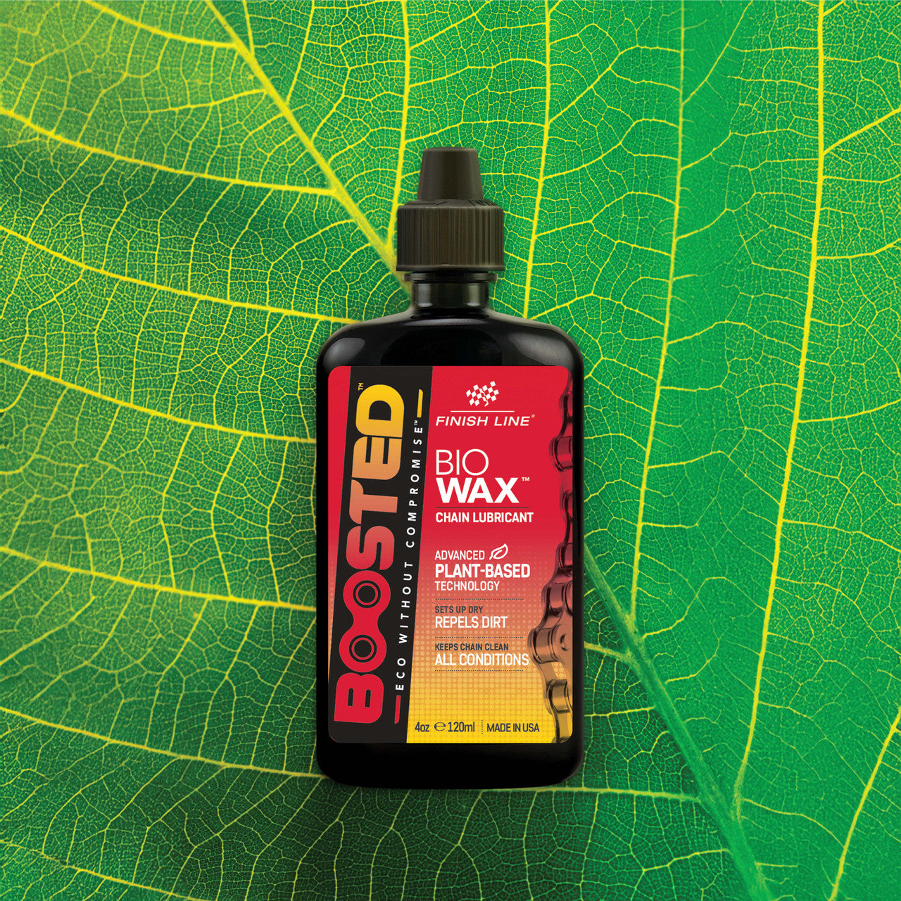 Kettenschmiermittel FINISH LINE BOOSTED™ BIO WAX (120 ml)