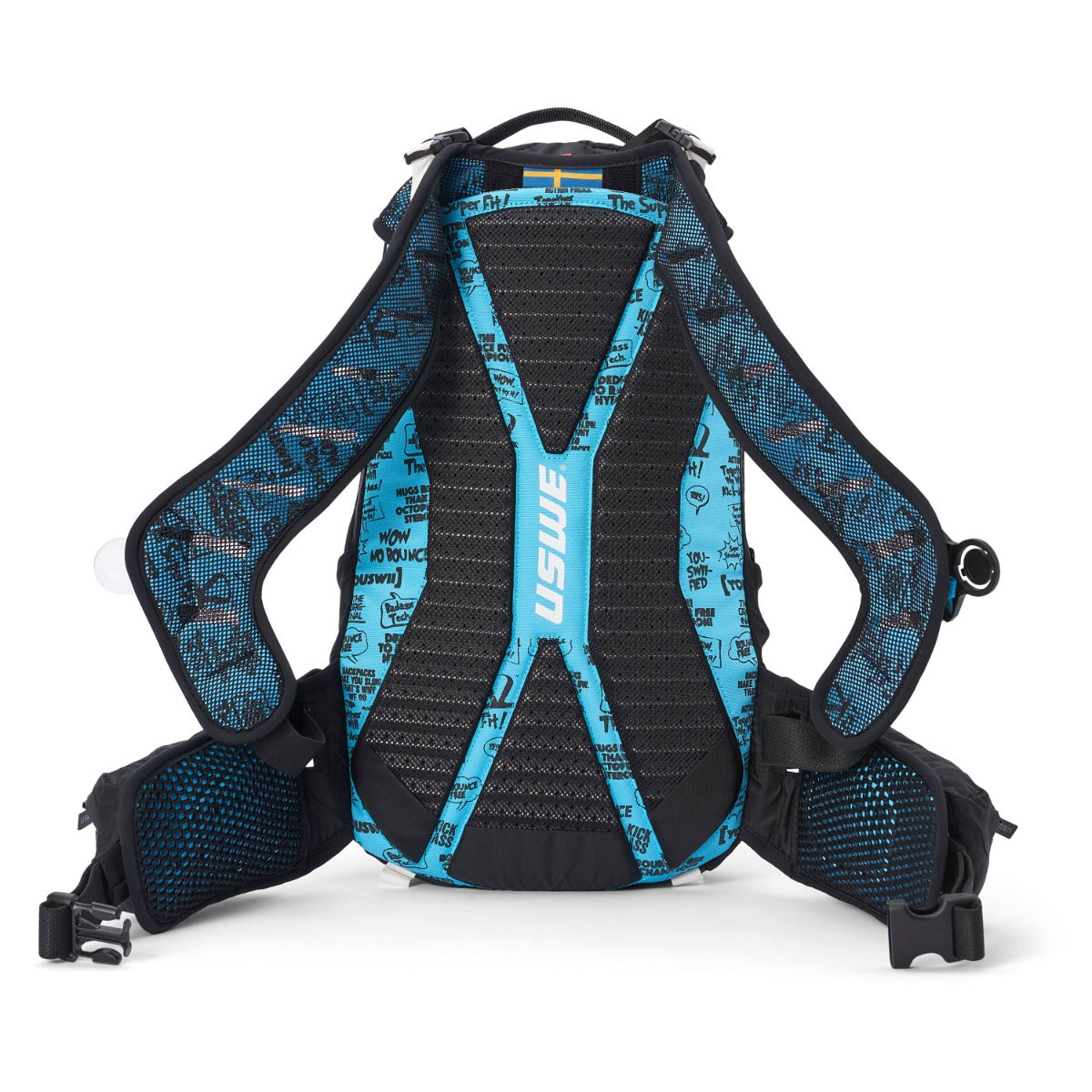 Sac à Dos avec Dorsale Intégrée USWE FLOW 16 L Noir/Bleu