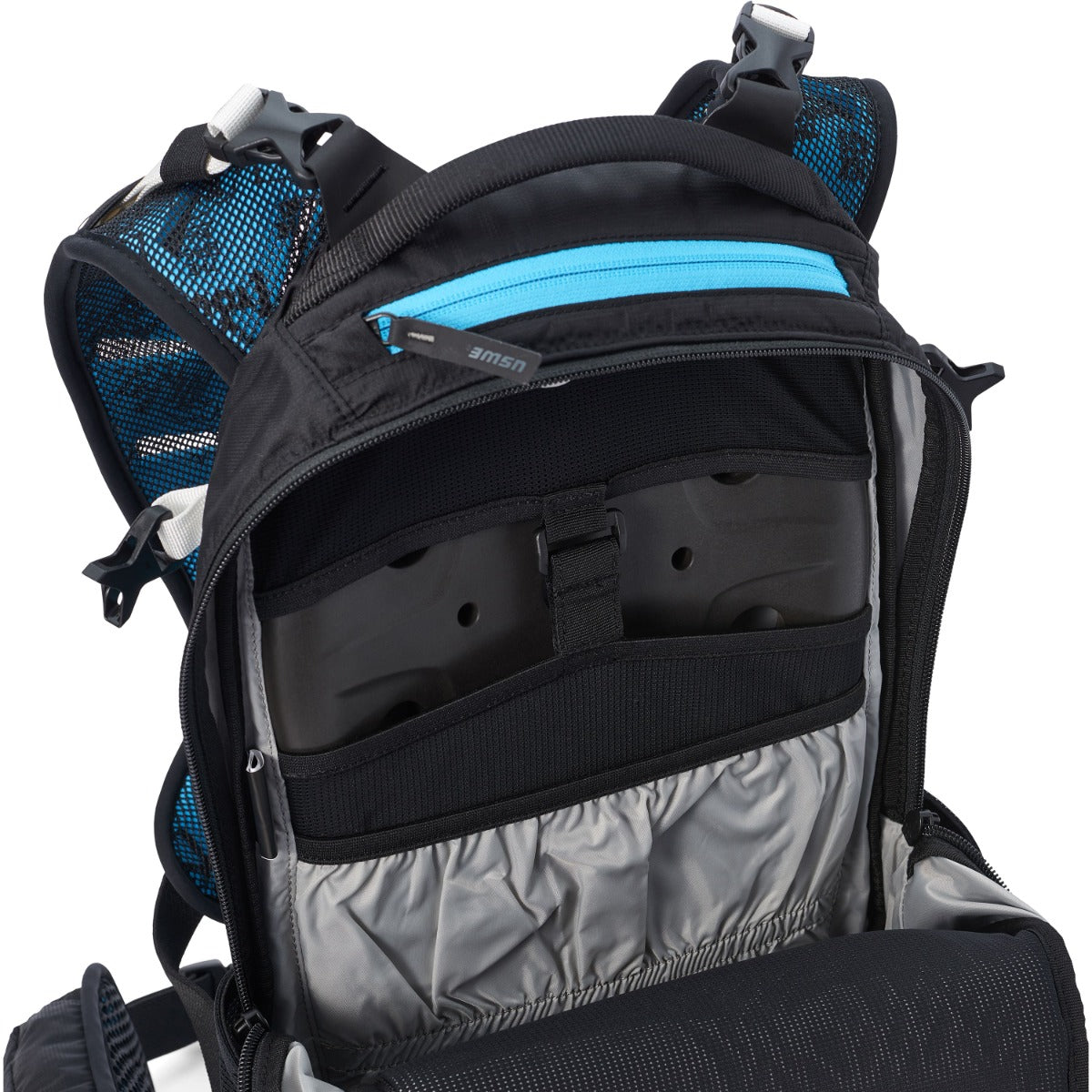 Sac à Dos avec Dorsale Intégrée USWE FLOW 16 L Noir/Bleu