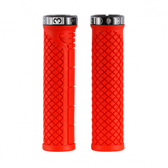 Grips SB3 SHARK Lock-On 132 mm Rouge