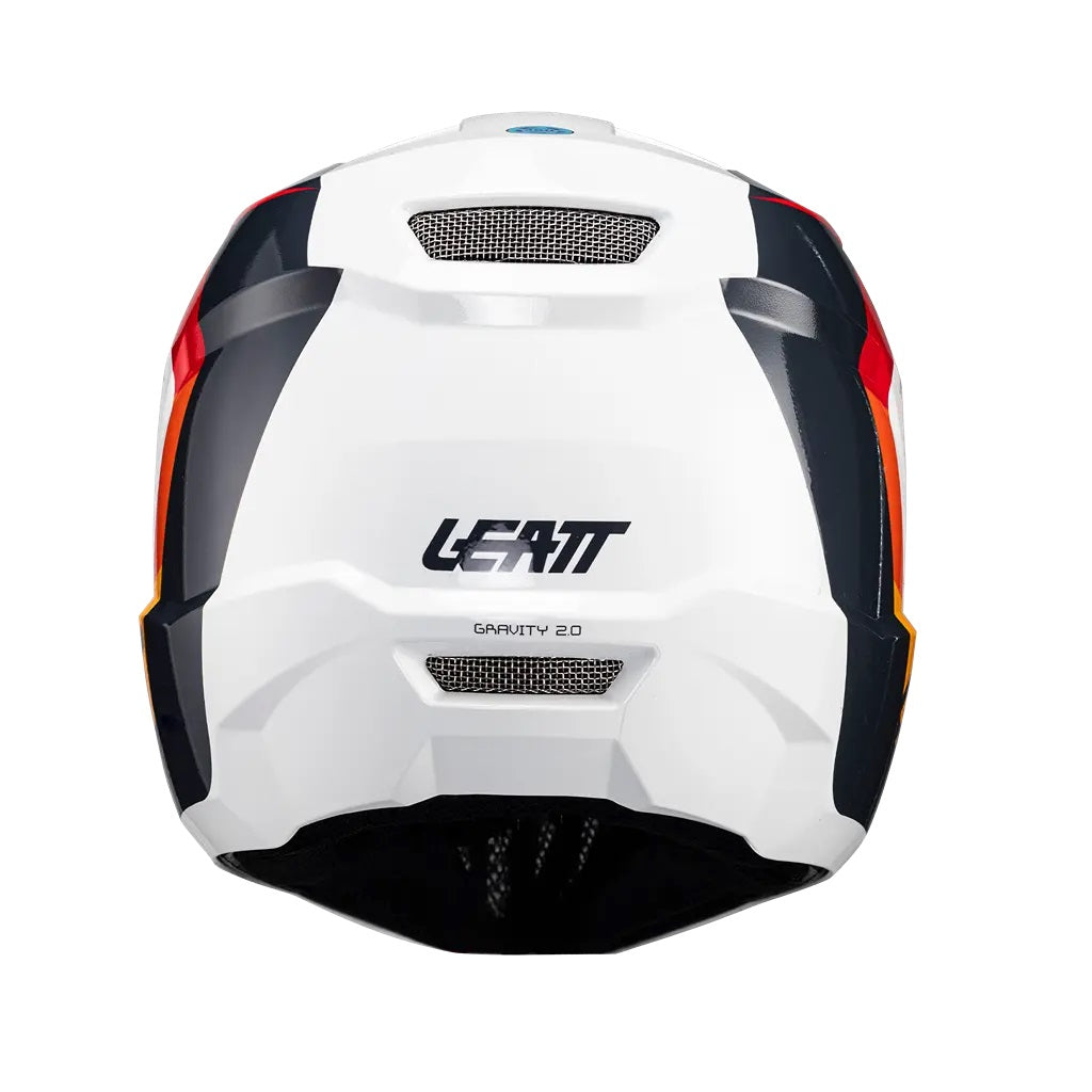 Casque VTT LEATT MTB GRAVITY 2.0 Blanc/Rouge