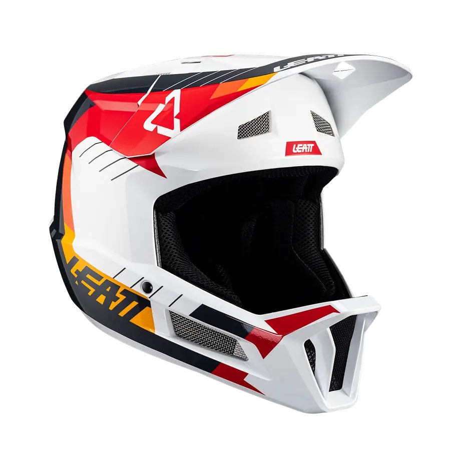 Casque VTT LEATT MTB GRAVITY 2.0 Blanc/Rouge