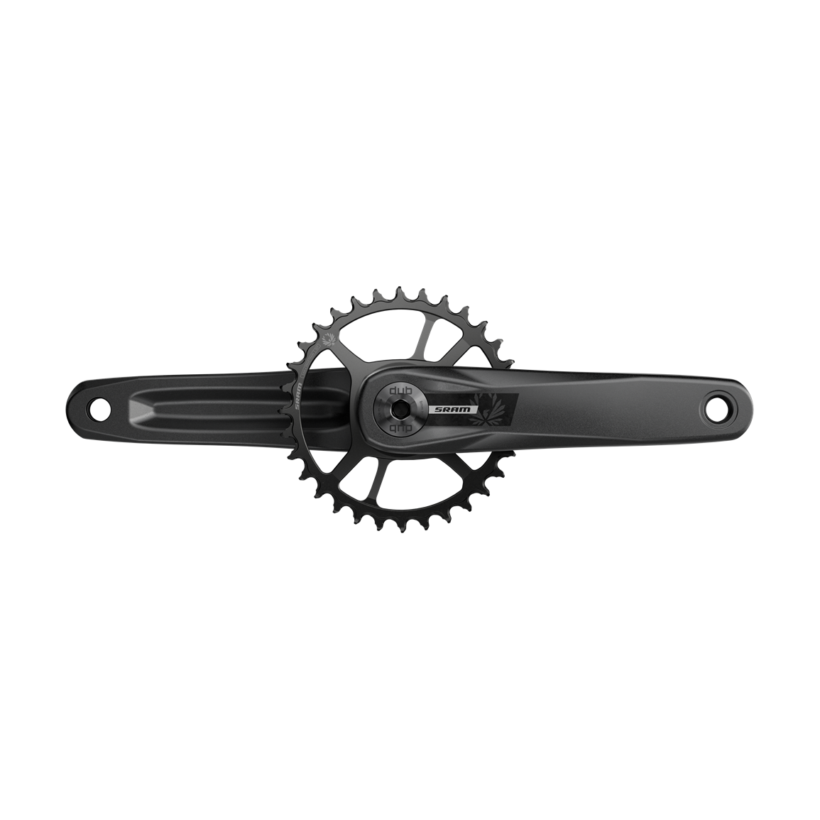 Mono-Kurbelgarnitur 12-fach SRAM S200 DUB WIDE BOOST Kettenlinie 52mm