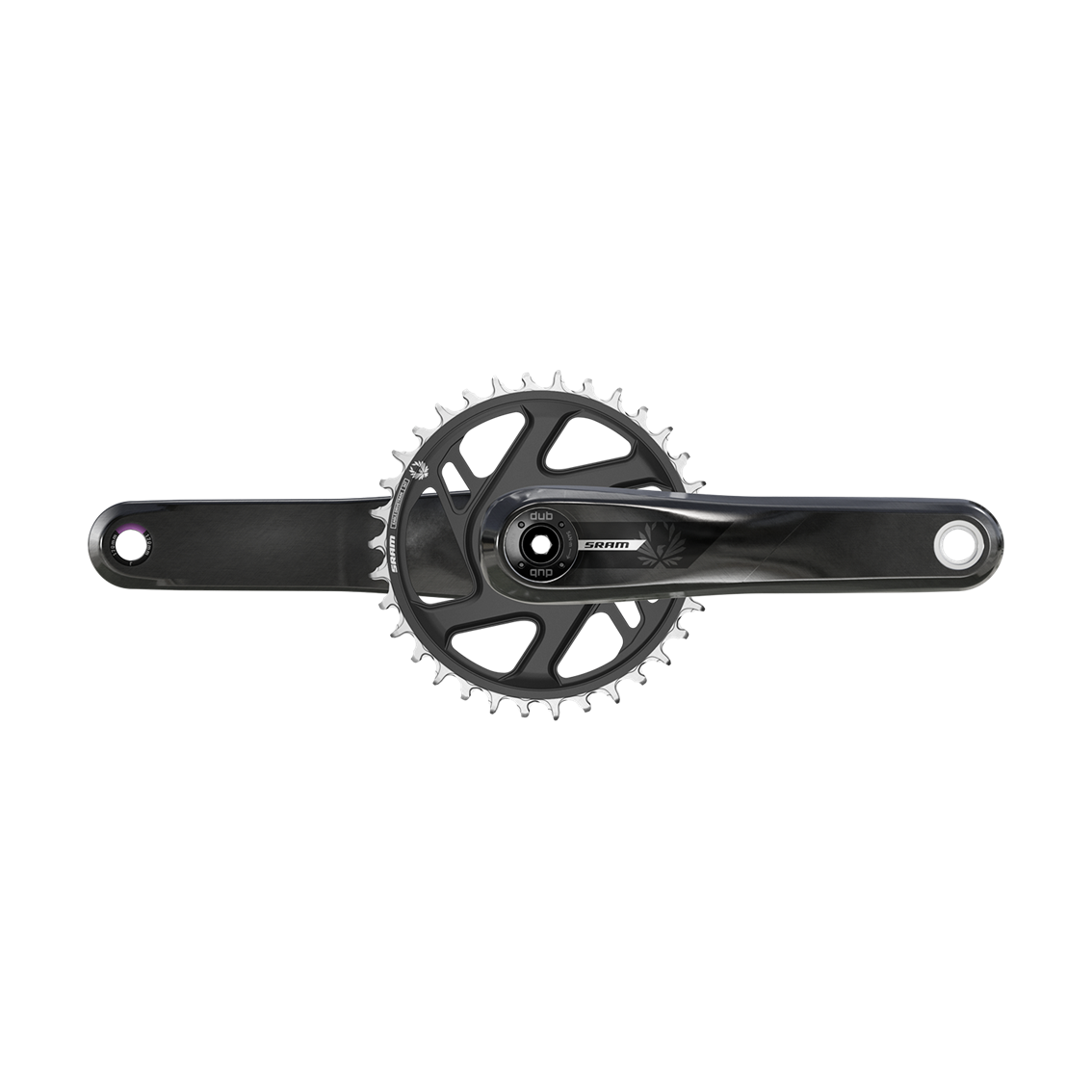 Einfach-Kettenblatt-Kurbel 12V SRAM S500 DUB WIDE BOOST Kettenlinie 55mm