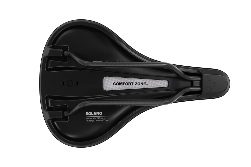 Selle WTB SOLANO SL FUSION Wide 157mm Rails Titane Noir