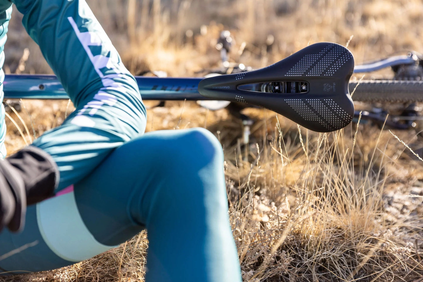 Selle WTB GRAVELIER Medium 140mm Rails Carbone Noir