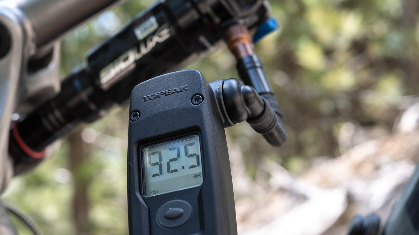 2-in-1-Pumpe TOPEAK MOUNTAIN 2STAGE DIGITAL