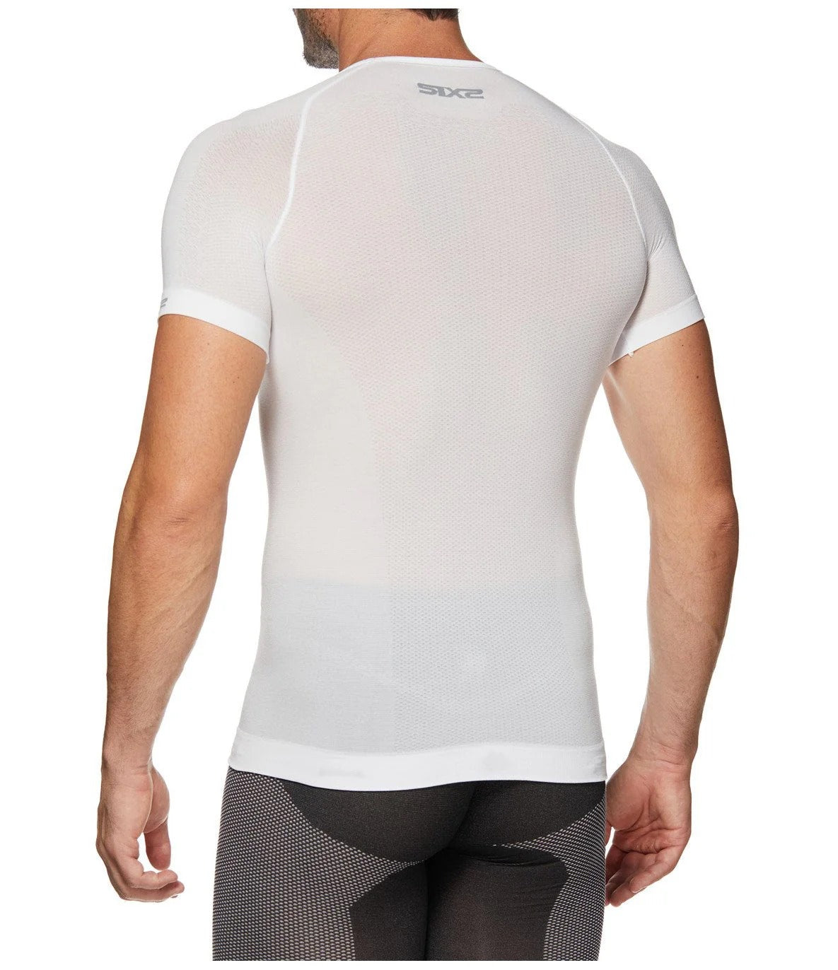 SIXS TS1L BT Unterzieher Kurzarm Weiß Carbon