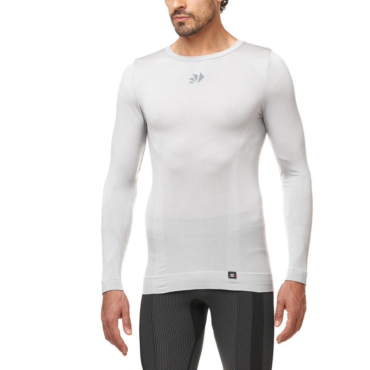 Unterwäsche SIXS TS2 V2 Longsleeve Schwarz Weiß