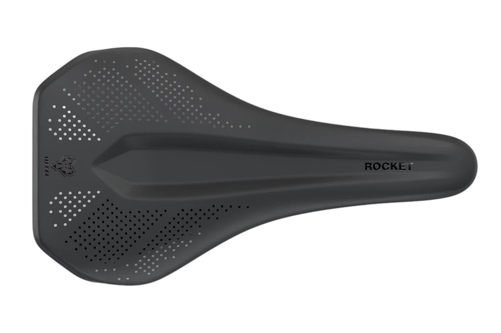 Selle WTB ROCKET FUSION Medium 145mm Rails Cr-Mo Noir