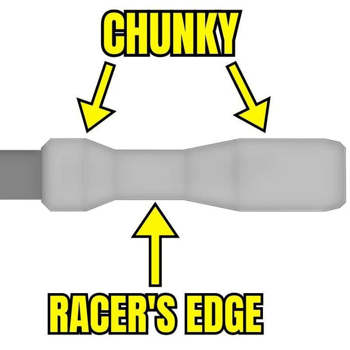 Grips ESI FIT CR (CHUNKY/RACER'S EDGE COMBO) 130 mm Noir