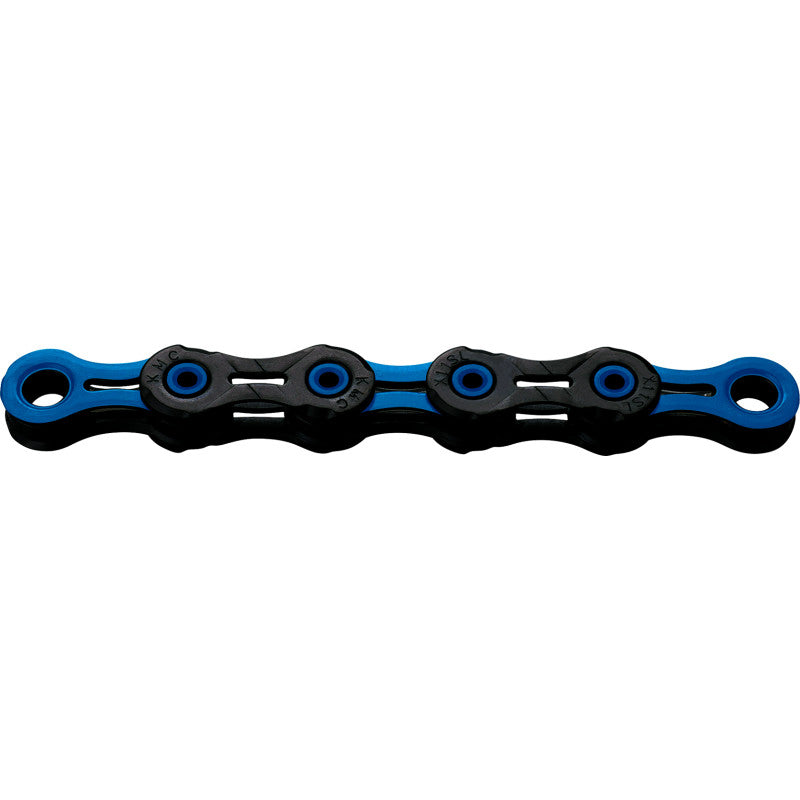 Chaîne 12V KMC DLC12 Waxed Noir/Bleu Ciré