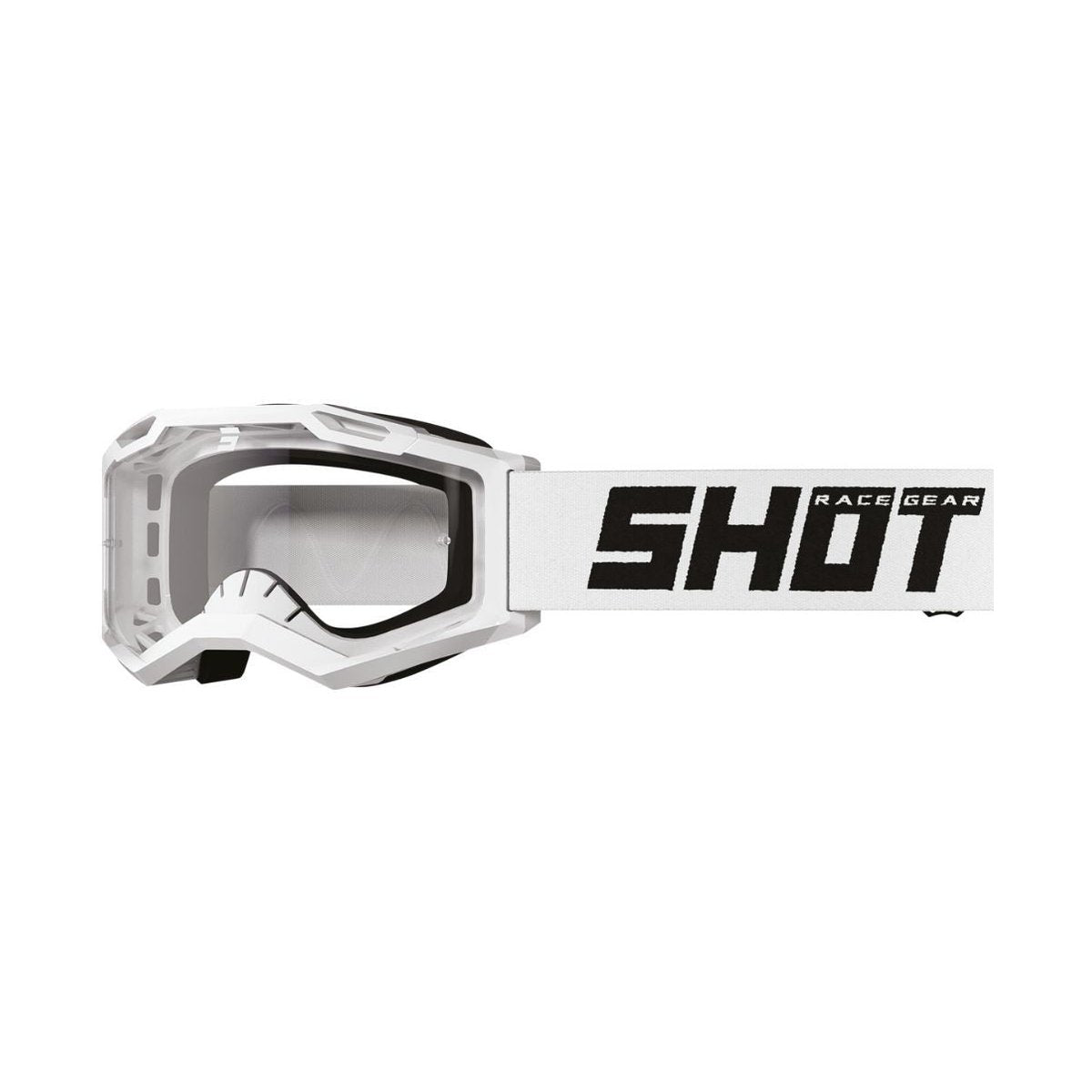 Goggle Shot Rocket Kid 2.0 Weiß Glänzend