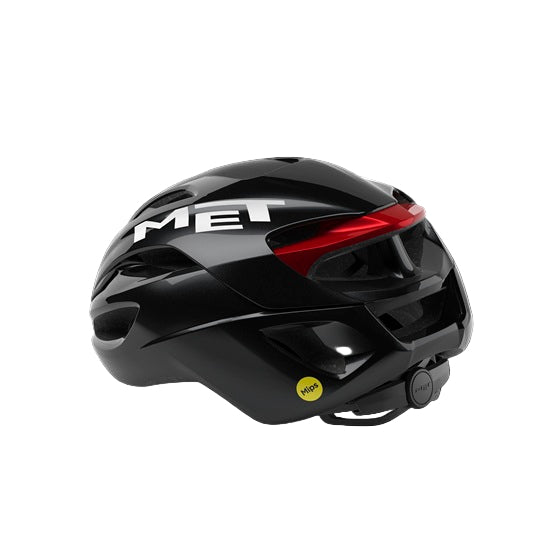 Helm Straße MET RIVALE MIPS Schwarz/Rot