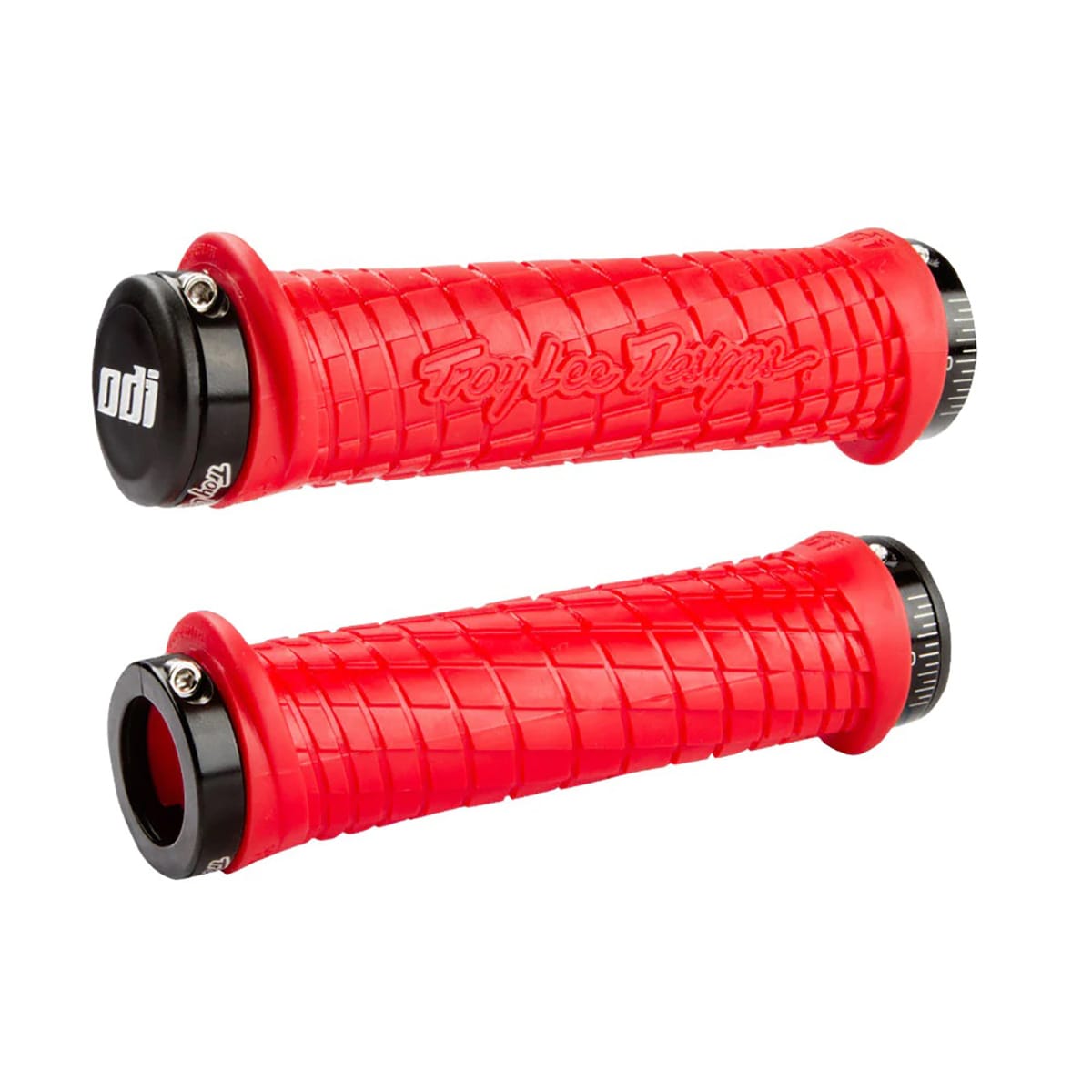 ODI TROY LEE DESIGNS Lock-On 130 mm Griffe Rot