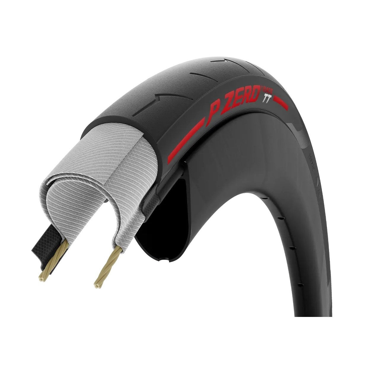PIRELLI P ZERO Race TT 700c Tubetype Reifen Rot
